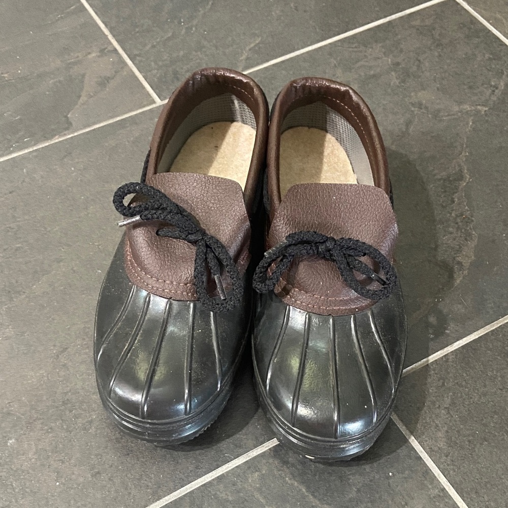 Made in Canada duck rain boots shoes size 7